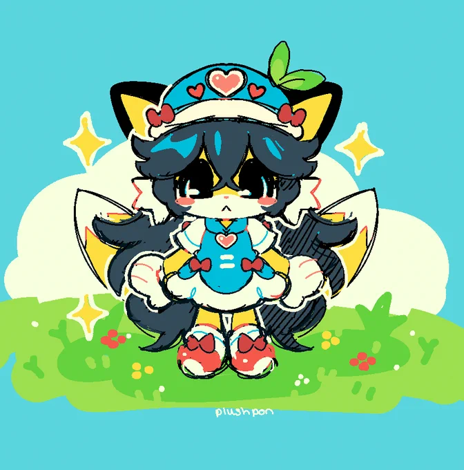 klonoa + tails + mario + peach = ...  