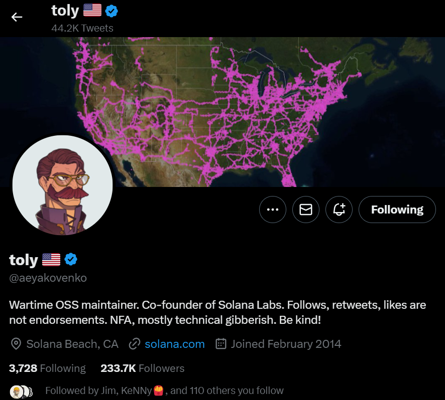 callahan_dks's tweet photo. If this is not bullish, I don't know what is. 🔥👀
@toly knows what is the future of IP #NFTs and I'm confident @TheBastards_xyz will justify that trust.
52%. Cheers. 🥃
#Solana #Sol #NFT #Bastards #52percent https://t.co/USDOqNsnXa
