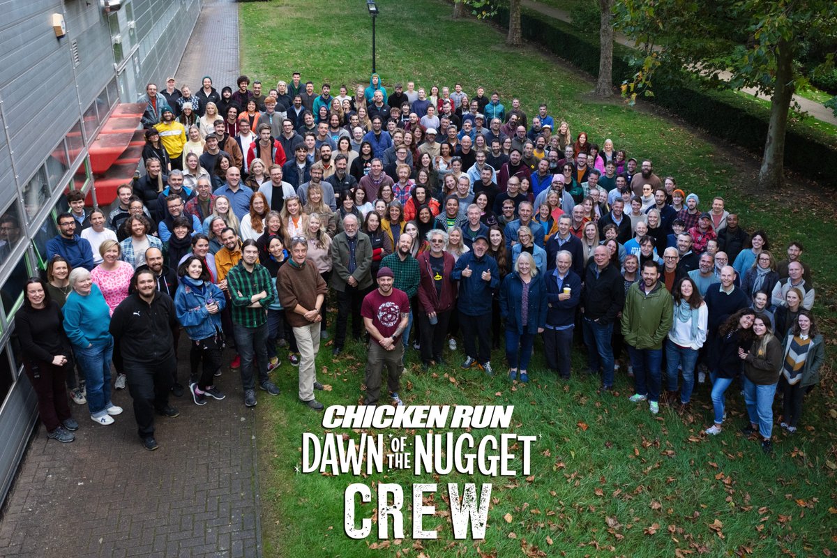 And that's a wrap. After 15 months of working with these amazingly talented people I am finished on Chicken Run: Dawn of the Nugget. Looking forward to you all getting to see it #stopmotionanimation #stopmotioncinematographer #cinematography #aardman #chickenrun #lightingcamera