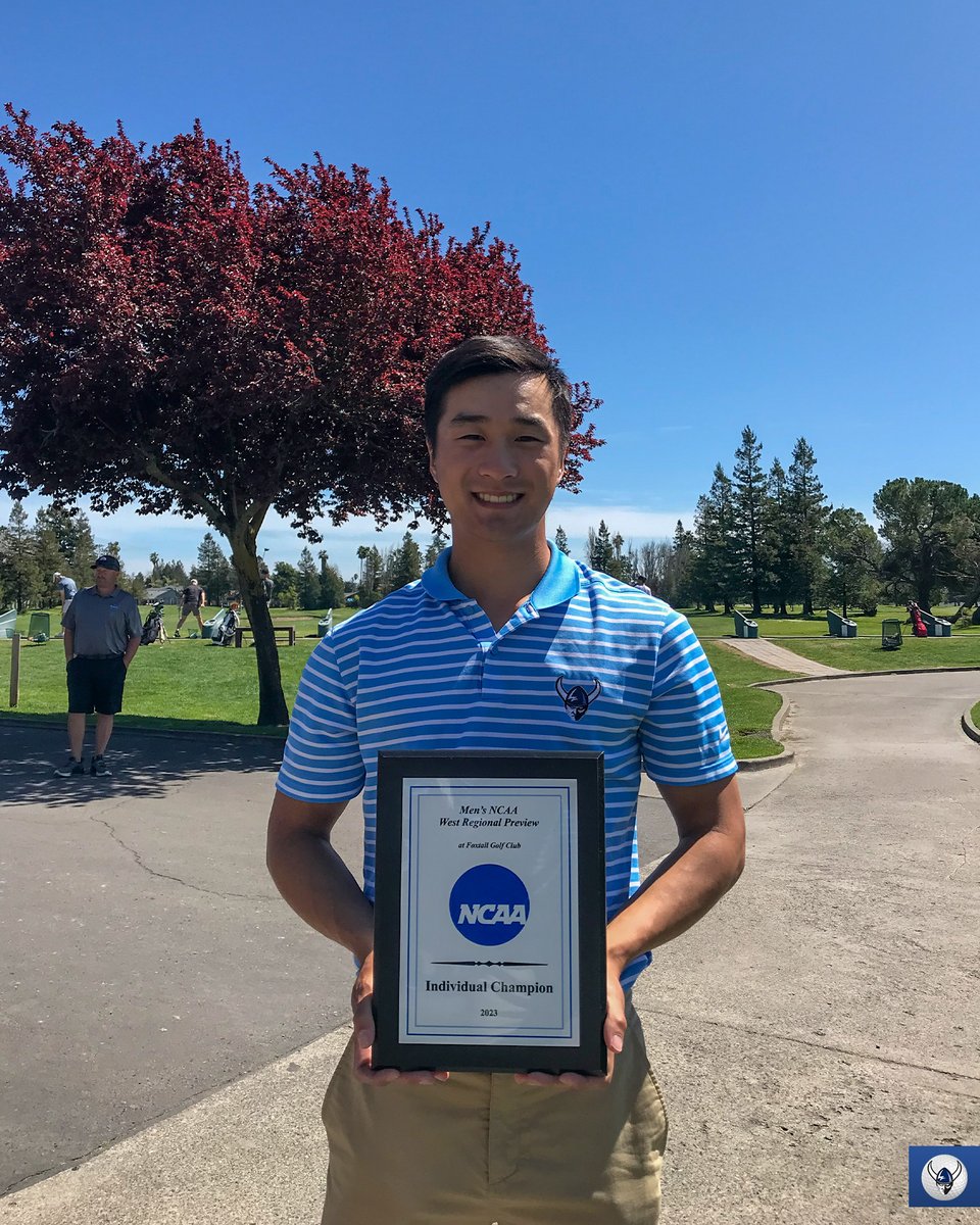 M⛳️ | Another dazzling performance for <a href="/WWUGolf/">WWU Golf</a> senior Jordan Lee earning individual co-medalist honors at the West Regional Spring Preview with a three-round score of 8-under-par 208 (69-70-69) for his second consecutive tournament victory!

The Vikings placed 4th as a team!