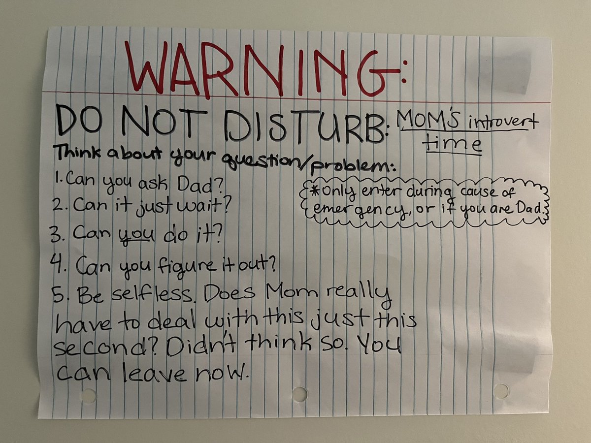 garonnevik's tweet photo. My sister told her family she really needed some time in quiet. One of her twins posted this on her door and she found it when she came out. It’s just so awesome: https://t.co/eEgKyMUAP0