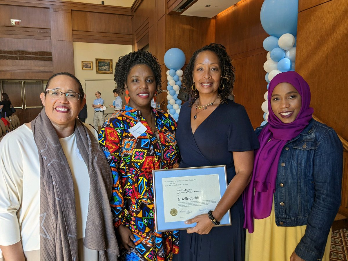 Congrats <a href="/gcsmd/">Giselle Corbie</a> on the Ned Brooks Award @uncCHER <a href="/CSPfellows/">Clinical Scholars Alumni Network</a> <a href="/UNC/">The University of North Carolina at Chapel Hill</a>