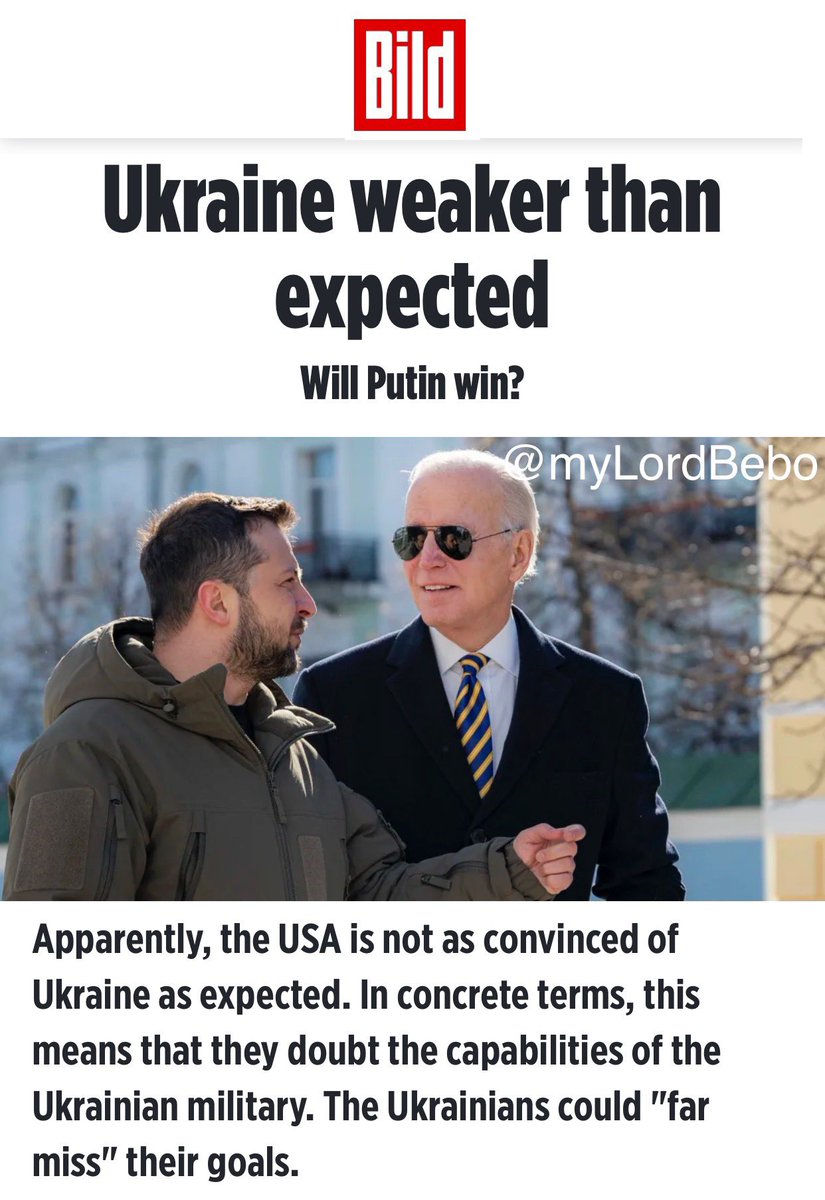 MyLordBebo's tweet photo. The purpose of the classified document leak could be this … the truth bomb to justify changing course?
-> I’m just thinking out loud here … https://t.co/3Y7MuEgylE