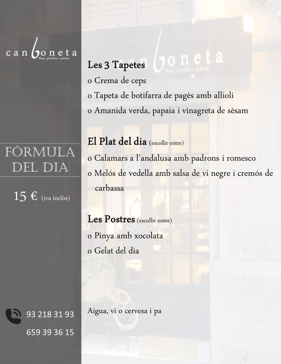 La Fórmula del dimecres!!!
Ens veiem?
Gràcies!!!