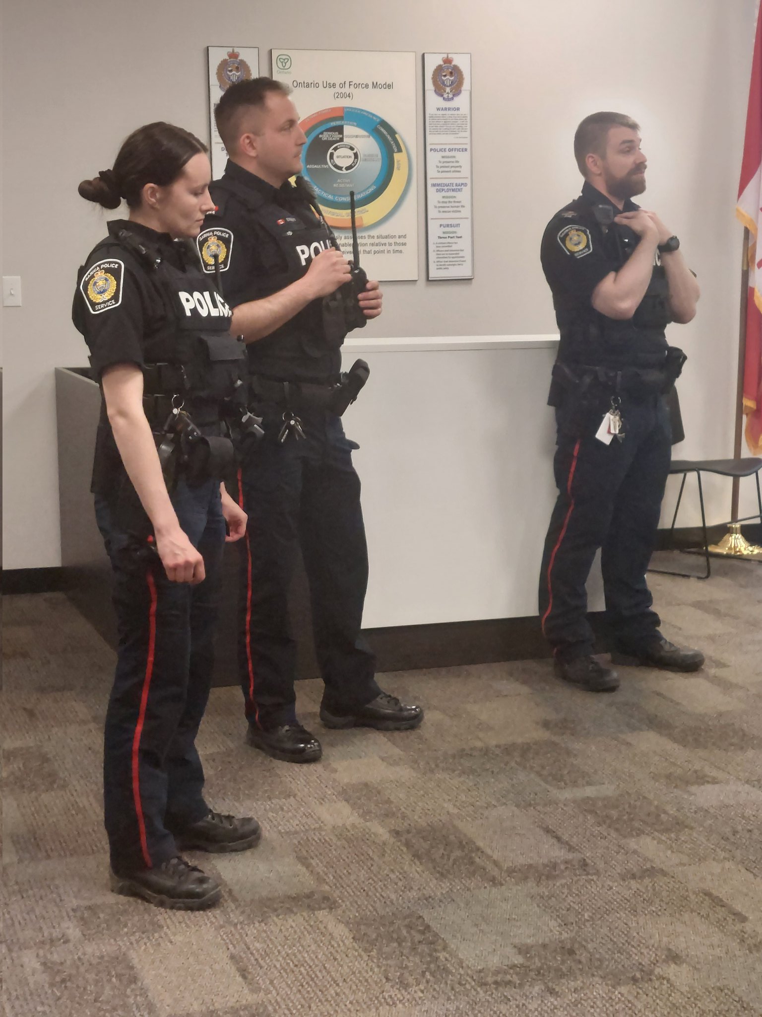 Sarnia Police on Twitter "Constables Armstrong, Everett, and McDonald