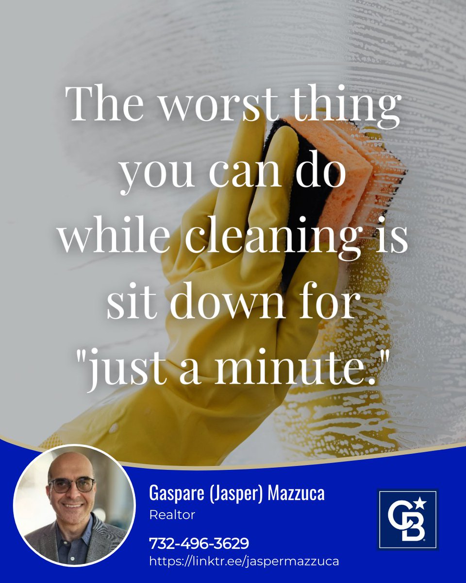 JasperMazzuca's tweet photo. Note to self; cleaning is a marathon, not a sprint! Don't let that 'just a minute' break become a Netflix binge. Keep cleaning and conquer the mess.
#bayvillenj #barnegatnj #bricknj #tomsrivernj #oceancountynj #realestate #realtor #LifeLesson #NoSitting #Kitchen #House https://t.co/f1pnDl97CI