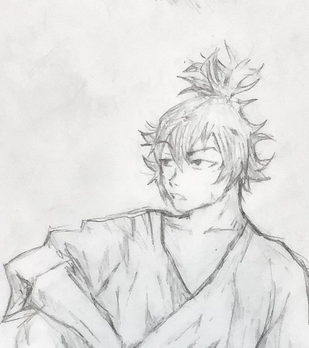 Aurion2233's tweet photo. Young Musashi sketch in my style. #fanart #Vagabond #musashi https://t.co/6jYHg2RzvB