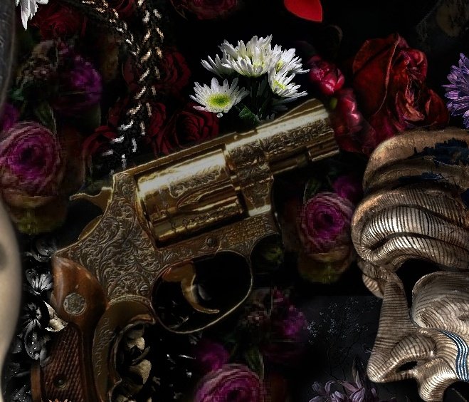 Fb7m3ms0YYLctdX's tweet photo. いくつか配置している銃の銃口には花を挿し込みました
作りながら知ったのですが以前 #flowerchildren と呼ばれる事柄があったそうです 武器を向けるのではなく花を…世の中がそうなれば素敵ですね https://t.co/8rMvYzMgUJ