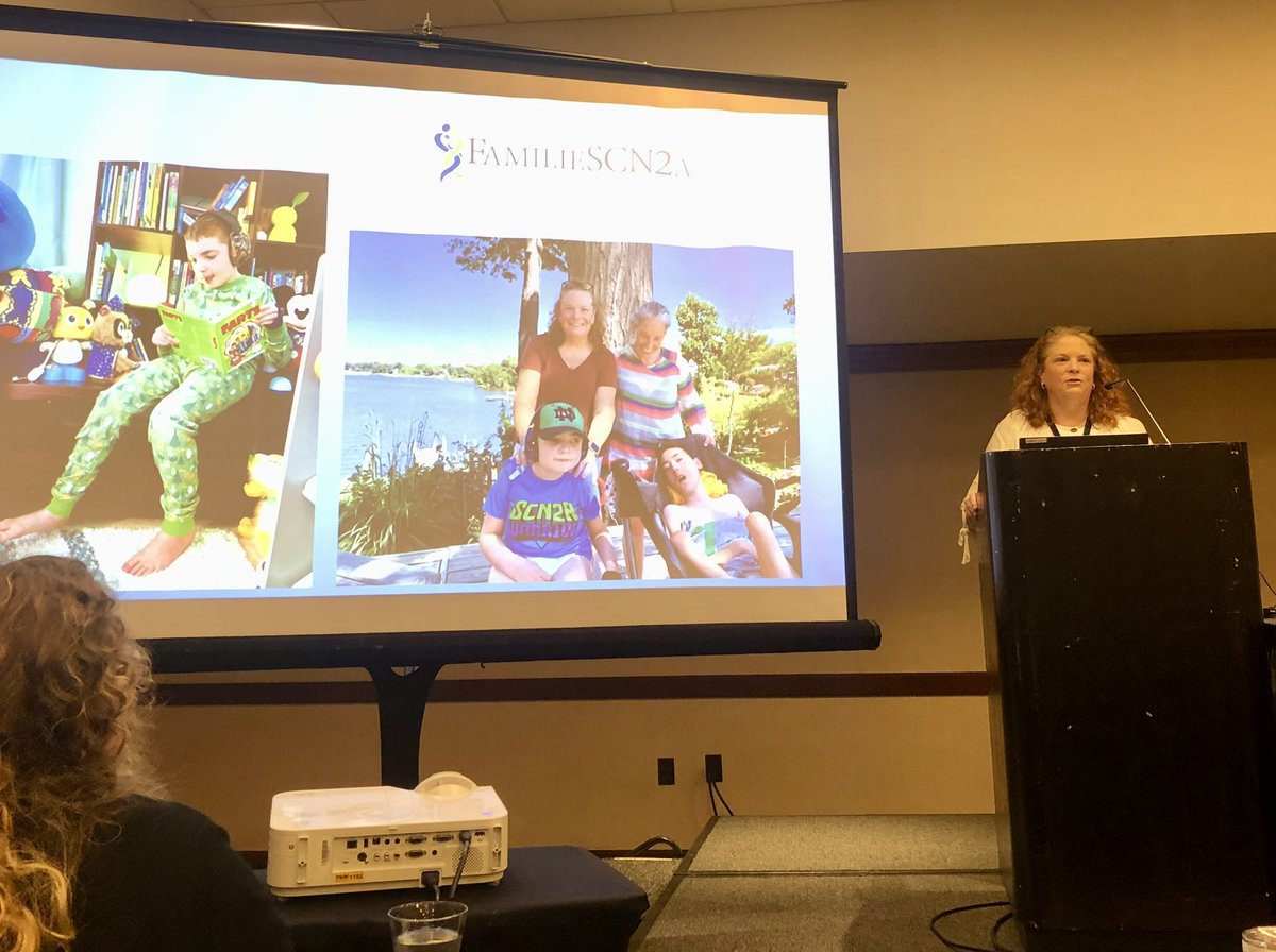 LeahEDSCN2A's tweet photo. Advocating for Ben, and children like Ben, 8 years ago and today at the #GatlinburgCon.  #FartsAreFunny #SCN2A #CureSCN2A https://t.co/cY0tWE3lxe