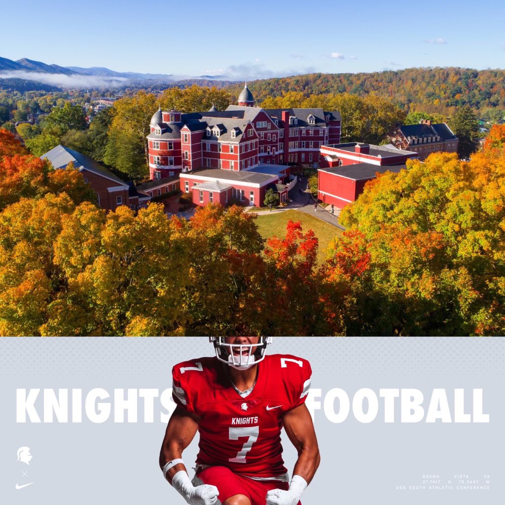 Timaiuss's tweet photo. Blessed and Thankful to receive a offer to play at Southern Virginia University! @knight_ftbl @owl_football @CoachEPeterson0 https://t.co/CZF2TDppvC