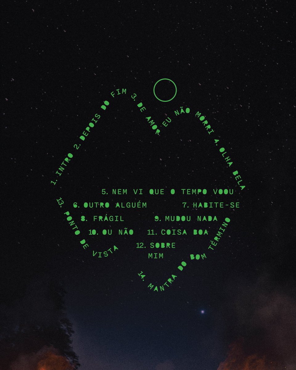 Depois do Fim, 14/04
Nosso novo álbum