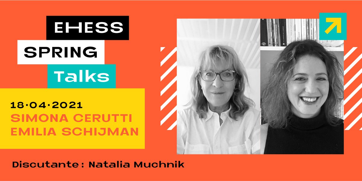 CRH_ehess's tweet photo. 🚩#SpringTalks @EHESS_fr Simona Cerutti @CRH_ehess et Emilia Schijman (EHESS), « Écrire à l’autorité dans le passé et dans le présent », avec Natalia Muchnik @CRH_ehess
🗓️Mardi 18 avril de 15h à 16h - EHESS Spring Talks 2023
➡️https://t.co/jvA2Lf6nwp https://t.co/CExlNHYqpy