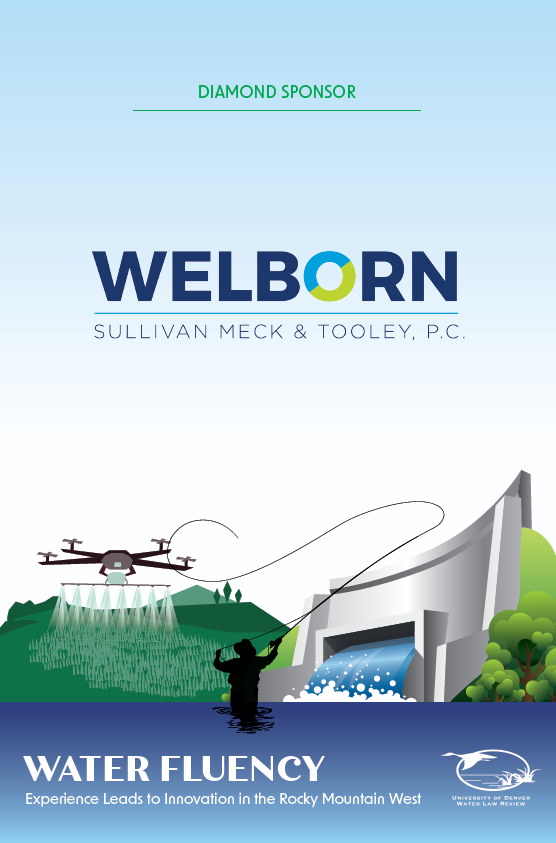 WaterLawReview's tweet photo. This year’s @waterlawreview Symposium would not be possible without our sponsors. Special thanks to Welborn Sullivan Meck &amp; Tooley, P.C. for giving such generous support that we had to create a whole new sponsorship level! Meet our Diamond Sponsors: https://t.co/7uLic96Vjr https://t.co/z9sMIPM8RB