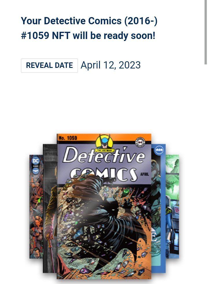 VeveIndian's tweet photo. What if @batcowls exclusive @DCNFTOfficial drop of DC #1059 is a trial run for Batman FA comic to come later?
Who else grabbed the Cowls FA comic?
#BatCowls #DCNFT #BatmanNFTproject https://t.co/jYV5zJsILW