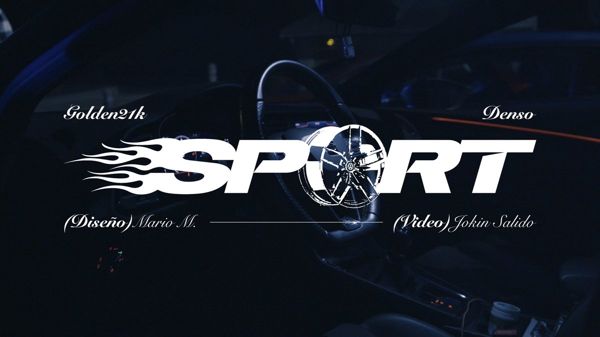 "Sport" Dirección creativa 🏎️ - <a href="/GOLDEN_21K/">Whitesosa</a> 

→ behance.net/mariomvisuals