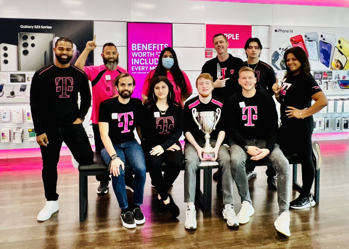 I’m nothing @TMobile without those wonderful people surrounding me. Amazing job to my team for ending March #1 and keep it going for April #1 in the Market MTD.