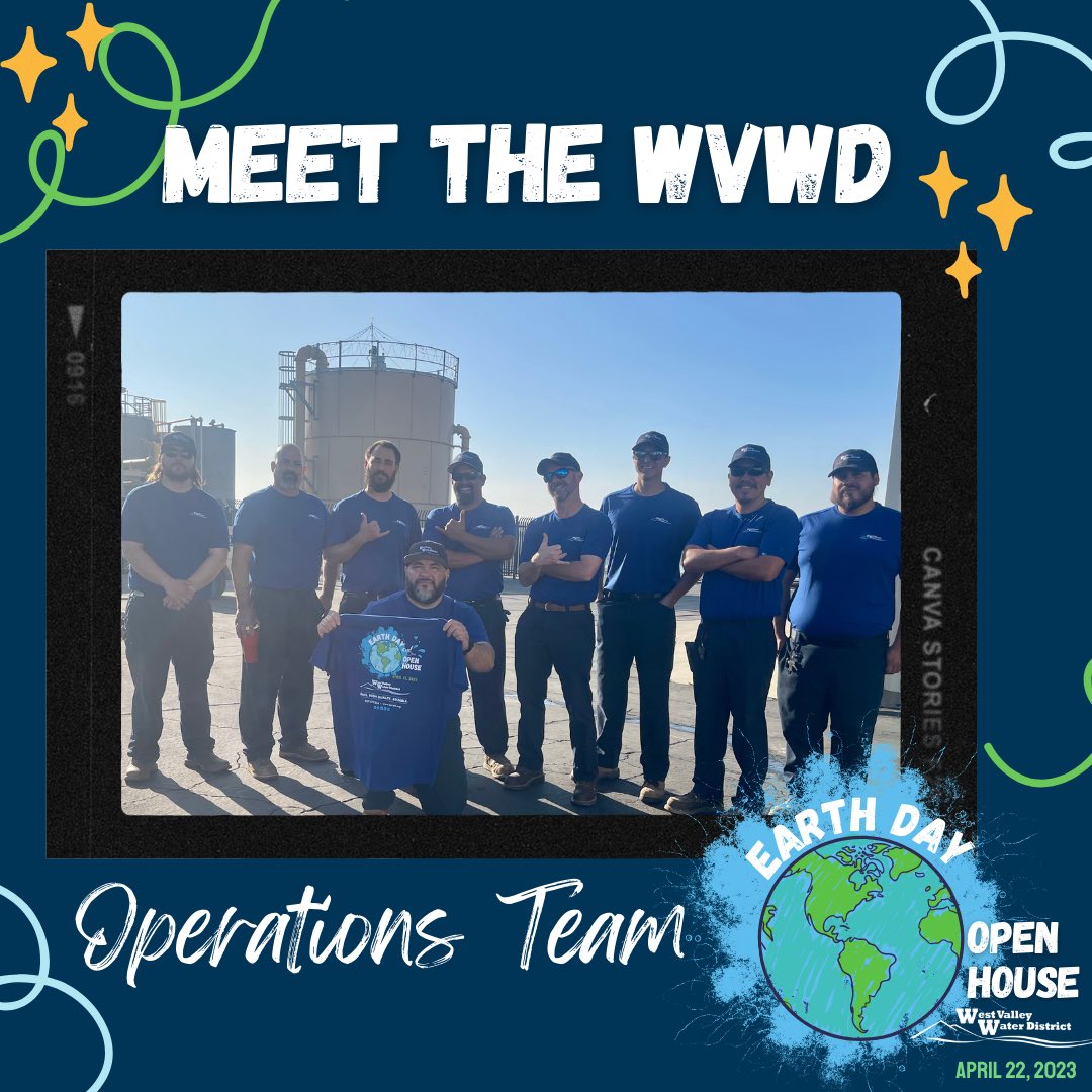 MyWVWD's tweet photo. Join us for West Valley Water District’s Earth Day and Open House celebration on Saturday, April 22nd 🗓️from 9 am - 1pm. 🌍 🎉

Stop by and meet the #WVWD Operations Team and learn what it takes to be a #waterpro. 💧🔧🙌 

#mywvwd #earthday #rialto #fontana #colton #bloomington https://t.co/iCbkA0r0Pe