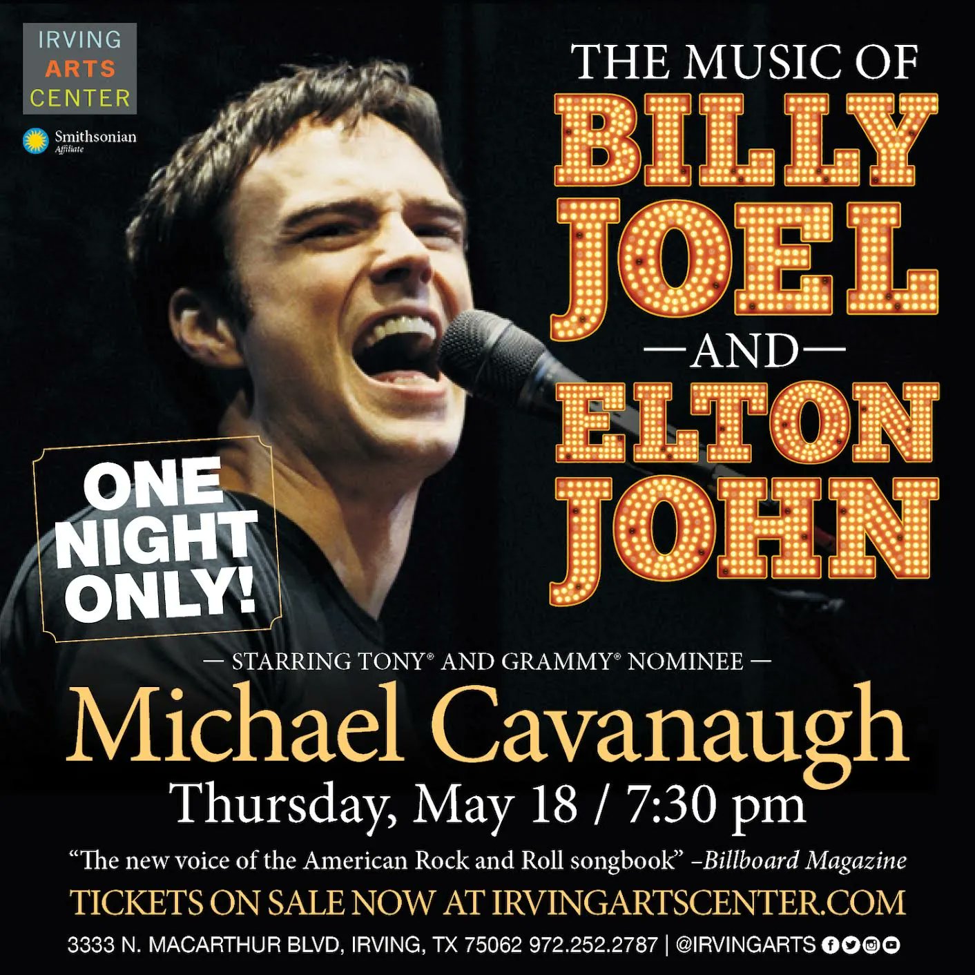 Irving Arts Center on Twitter jam out with us! TICKETS AVAILABLE NOW! > https//t.co