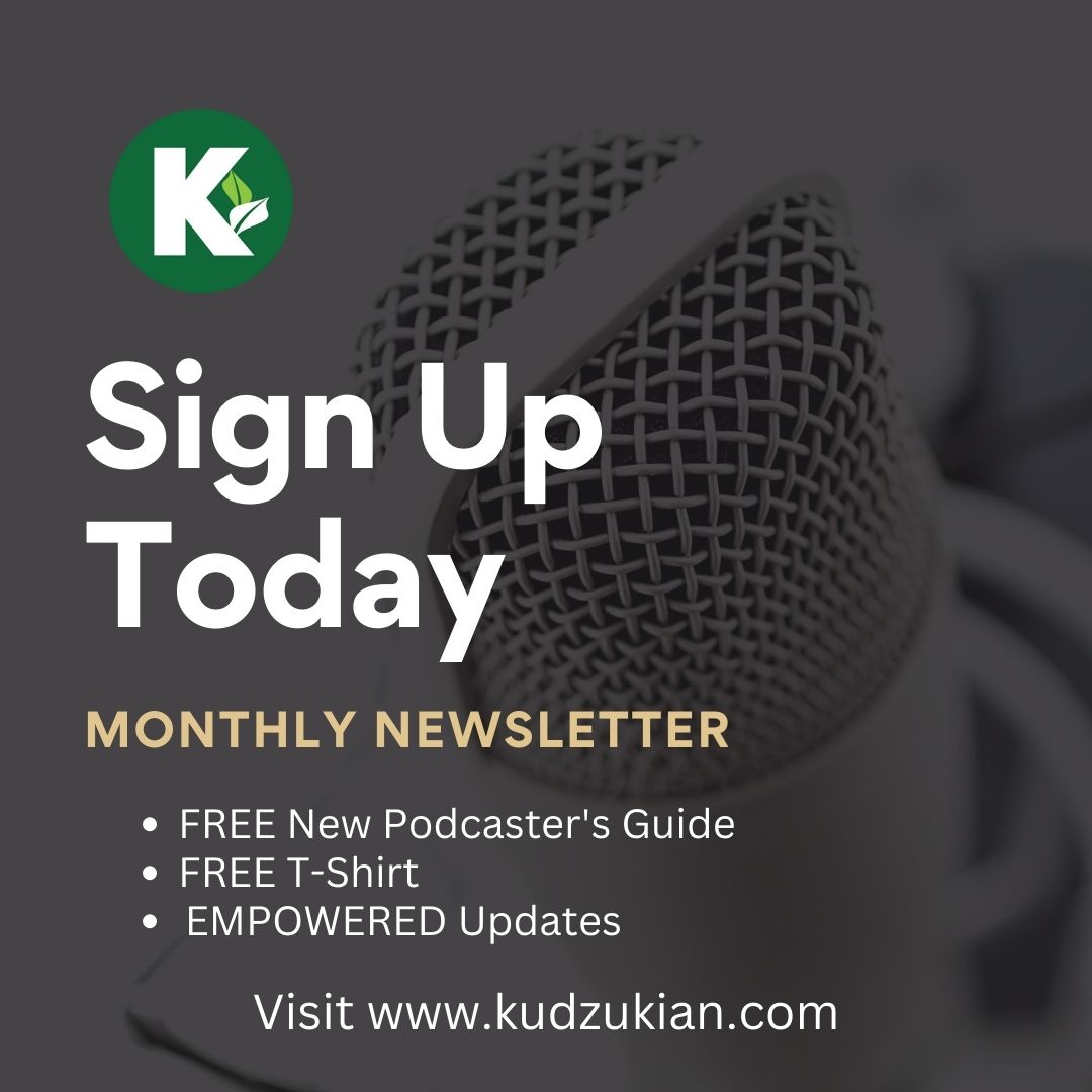 KudzukianMedia's tweet photo. Add your name and email address to our newsletter. You'll receive some really cool gifts, just because!
✅ FREE New Podcaster's Guide
✅ FREE KUDZUKIAN T-Shirt
✅ EMPOWERED Updates
Visit https://t.co/FhEDK0rAAR
#podcastislife #podcasts #events #production #media https://t.co/8F25PtWDsG