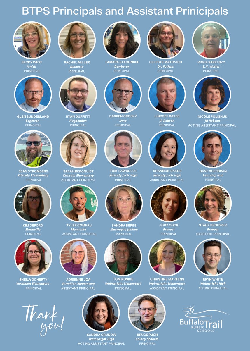 Happy Principals Day to all the hardworking Principals and Assistant Principals at BTPS! Thank you for your dedication and commitment to our students and staff. Your leadership is truly appreciated and valued! #ThankYou #BTPStogether