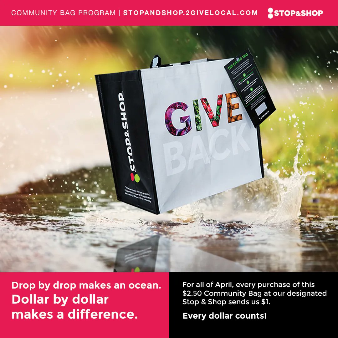 Pride Center of Staten Island has been selected as April’s Stop &amp; Shop Community Bag Program beneficiary.

For the entire month of April,  Pride Center of Staten Island to will a $1 donation from every purchase of the $2.50 Stop &amp; Shop Community Bag.