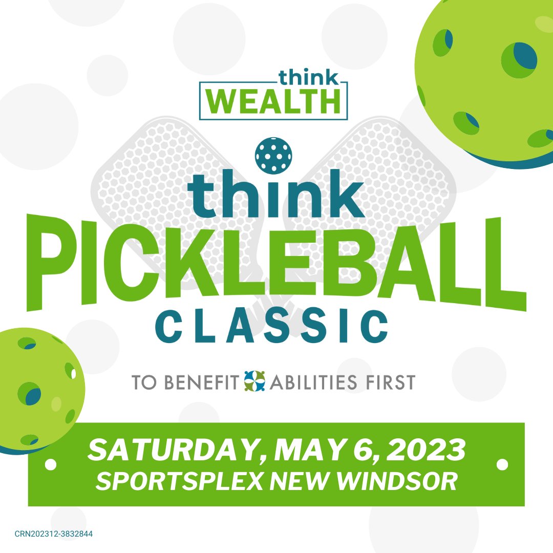 Grab a paddle and join us on the courts for a good cause at the ThinkWealth Think Pickleball Classic on Saturday, May 6. To register for this fun-filled event, please email events@abilitiesfirstny.org or download and complete the form at ow.ly/qg8z50NFbEX