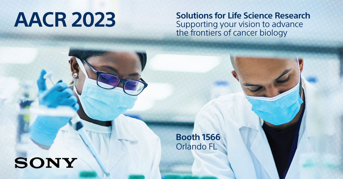 SonyBiotechInc's tweet image. We’re excited to be at #AACR23 in Orlando next week!

Visit us at booth 1566 to learn how the SH800 Cell Sorter and SA3800 Spectral Analyzer can empower your discoveries in cancer and medicine. 

#cellsorting #flowcytometry #CRISPR #scRNAseq #cancerresearch