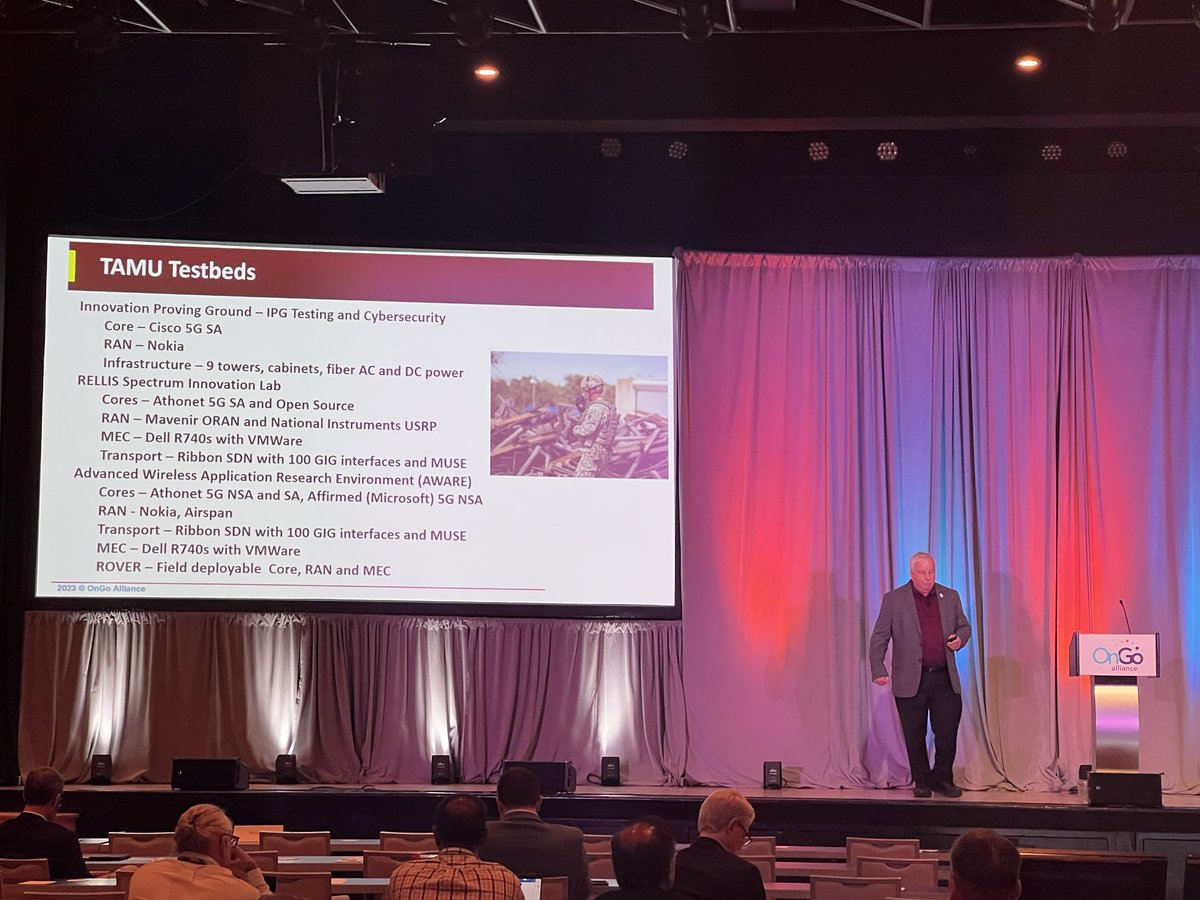 Presented today in Dallas on 5G networks.