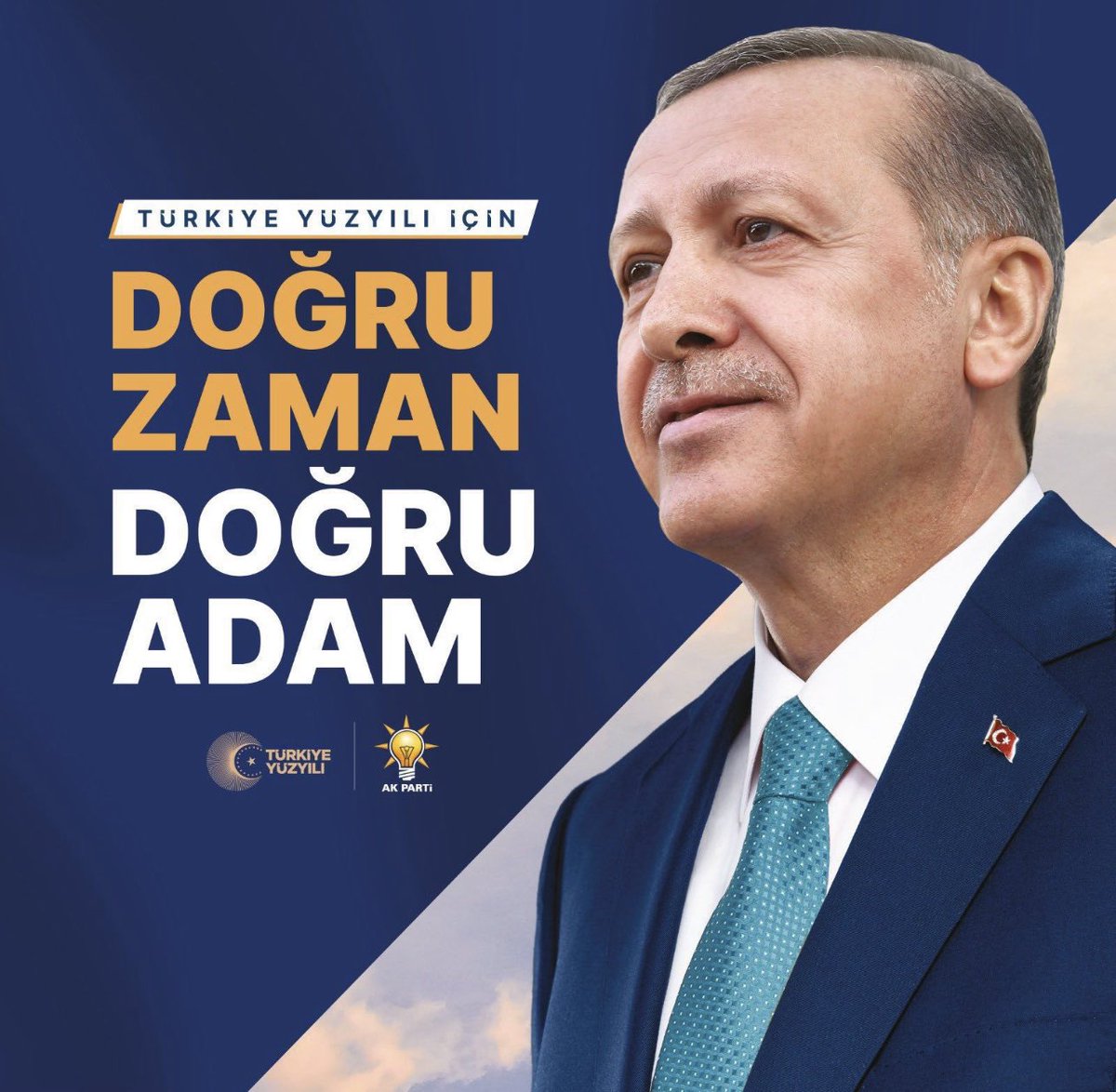 Doğru Zaman Doğru Adam 🇹🇷

#DoğrusuAkParti