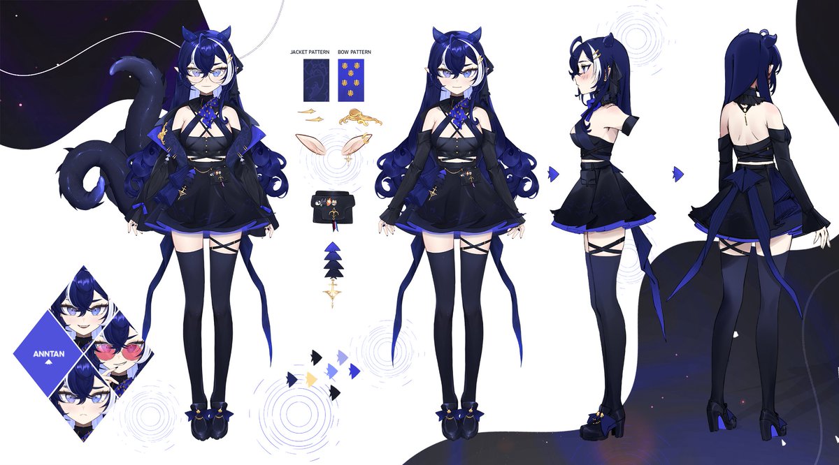 AnntanDesu's tweet image. Hi ! 🗝️🖤
I am Ann a Koromodako reincarnation of Ann; CEO of the most Evil corpo on earth.
🗝️Design/ Model #Anntan
🗝️Rigg #Terupancake
#Anntanart #VTuberEN #VTuberUprising