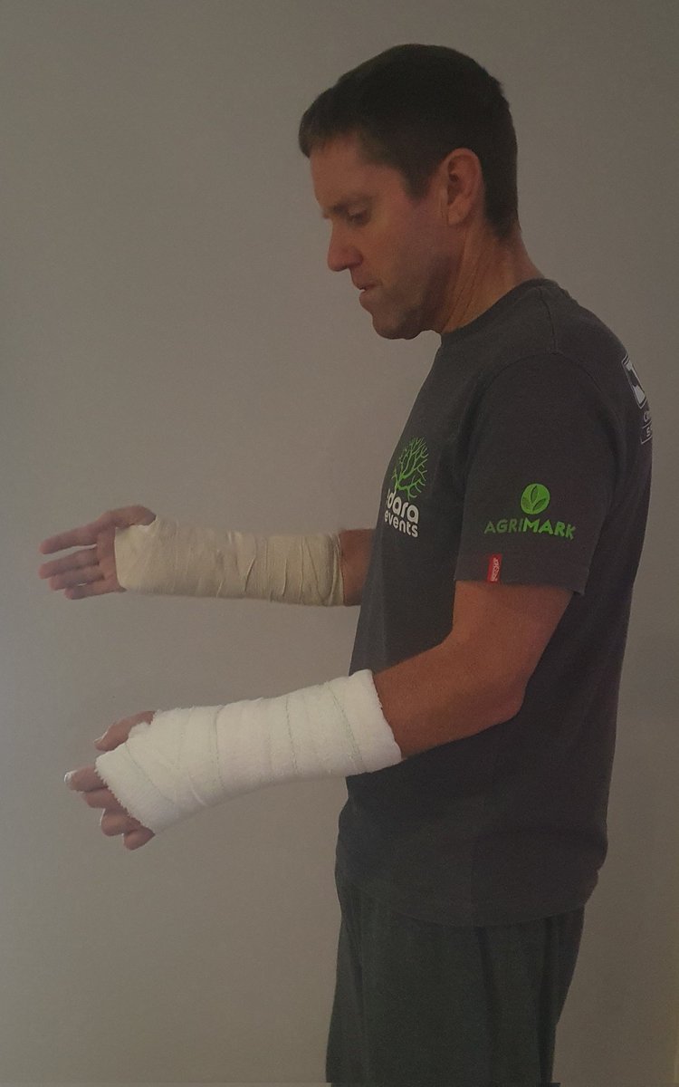 Slow road to recovery. 8 days after initial operation, doctors found my right hand also broken in 2 places and had to go in for another operation. Think twice before you consider @Netcare @ChrisBarnard Hospital in Cape Town. Shocking aftercare service by nurses!
