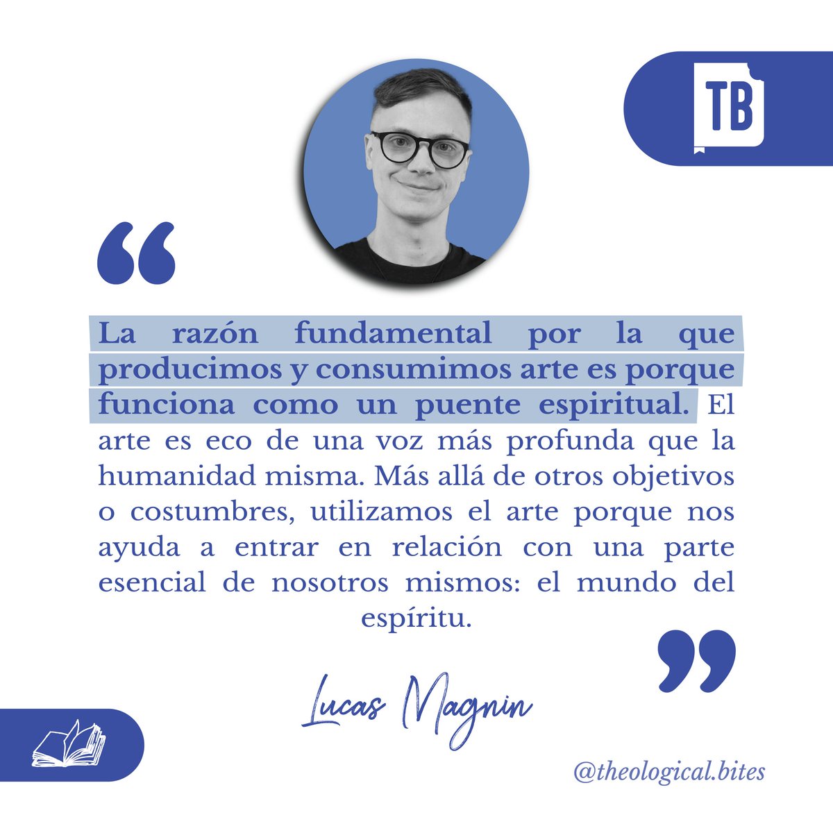 Libro: "Arte y Fe: un camino de reconciliación" 📚
Autor: #LucasMagnin 🤔