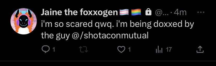 shotaconmutual's tweet photo. i would be honored to be doxxed by shotaconmutual https://t.co/29bsqK3dng