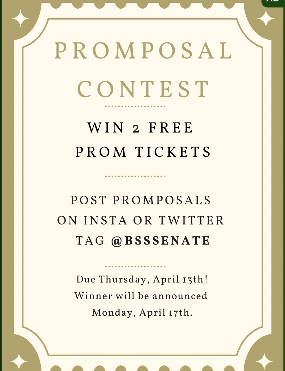 BSSHS Senate tweet media