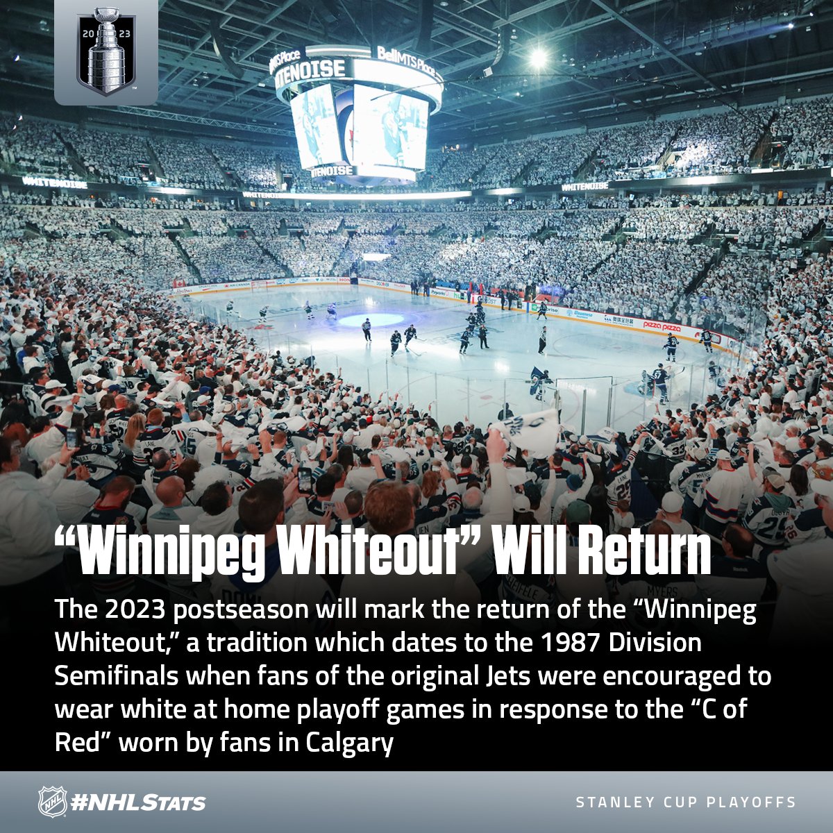 NHLPR's tweet photo. A major blizzard is expected to touch down in Winnipeg later this month. ❄️

#NHLStats: https://t.co/gGV80I01OW #StanleyCup https://t.co/5pWAoKKLGG