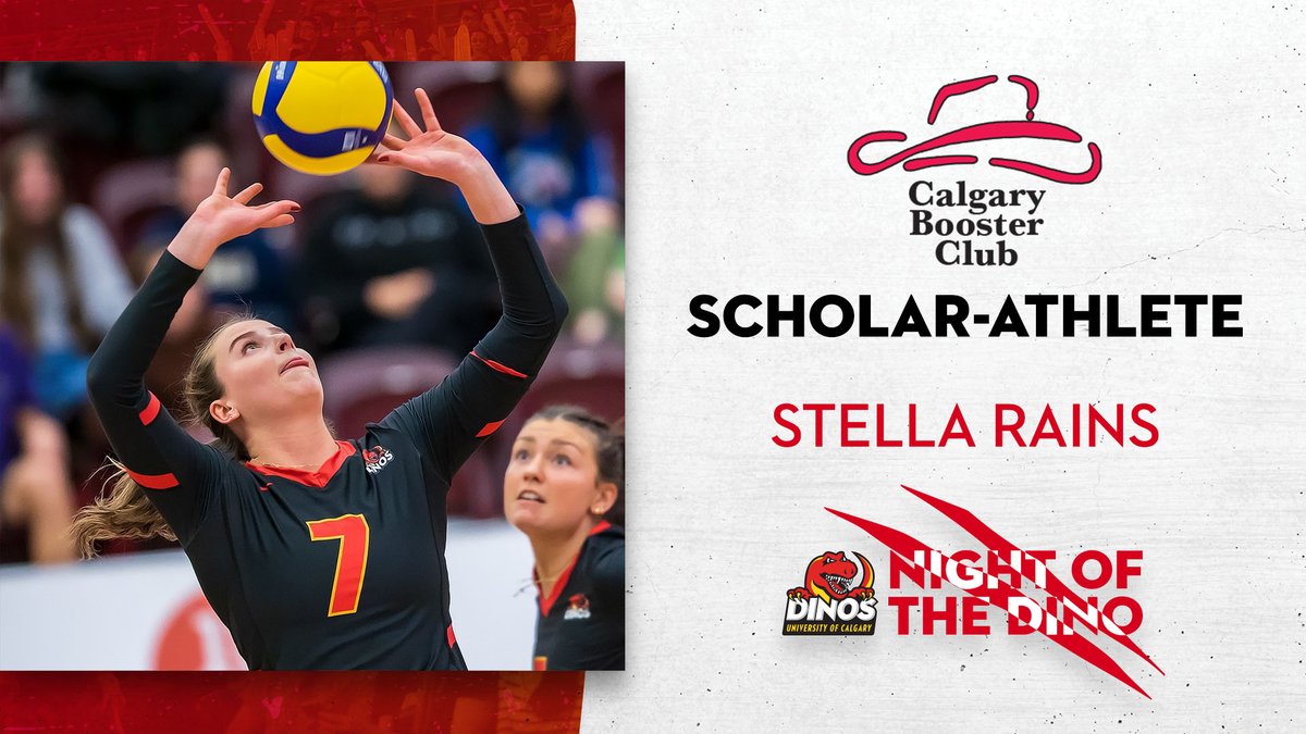 UCDinos's tweet photo. The winners of the @cgyboosterclub Scholar-Athlete are:

Elizabeth Feddema 🤼‍♀️🏉
Stella Rains 🏐
Jake Ruschkowski ⚽️
Jaeger White 🏒

#GoDinos #NOTD https://t.co/jGtVorYNfA