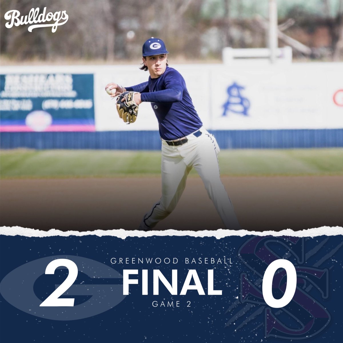 THAT’S A SWEEP! 🧹⚾️
Game 1
Greenwood - 12
Siloam Springs - 0

Game 2
Greenwood - 2
Siloam Springs - 0
#RowTheBoat