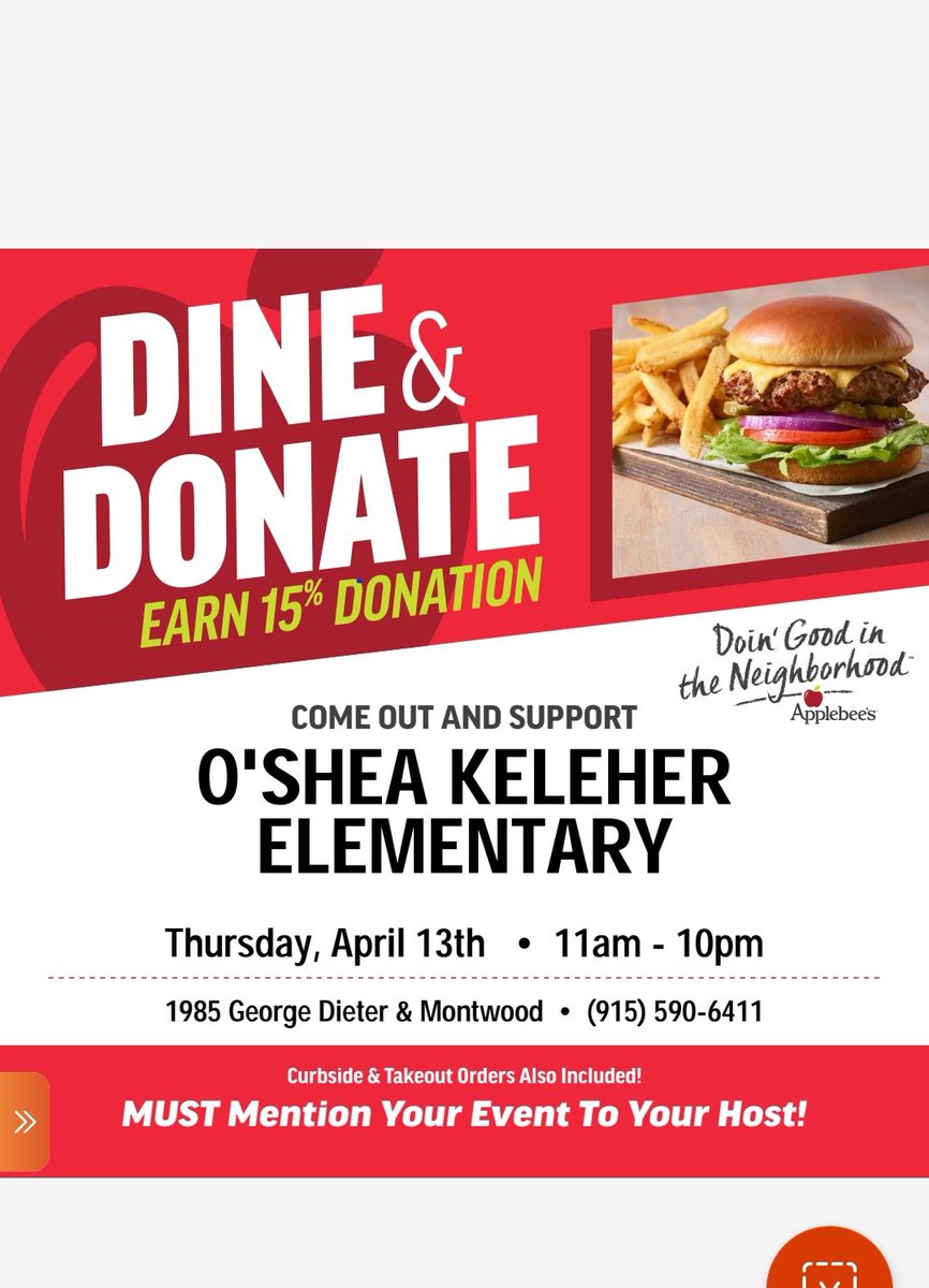 Please join us on Thursday for some yummy food and to support our Crusaders! #TeamSISD #Excellence #PowerOfYet