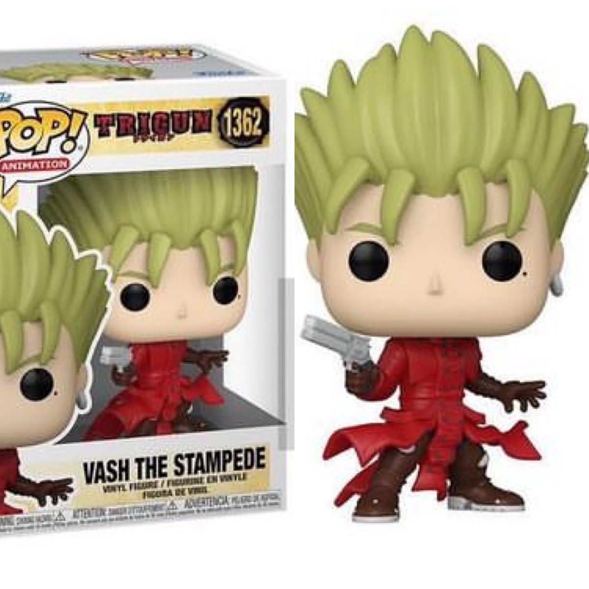 Better look at the new Trigun Funko POPs! #Trigun #FPN 