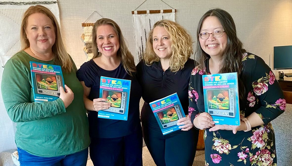 Debrah Sickler-Voigt, PhD (@arteducationus) on Twitter photo So excited! My #STEAM book published today: “STEAM Teaching and Learning Through the Arts and Design.” See it at the <a href="/NAEA/">NAEA</a> conference bookstore. I have a 20% discount code for you. Also available on Amazon. Enjoy! 🚂 <a href="/RoutledgeEd/">Routledge Education Books</a> <a href="/juliadolinger/">Julia Dolinger</a> So excited! My #STEAM book published today: “STEAM Teaching and Learning Through the Arts and Design.” See it at the <a href="/NAEA/">NAEA</a> conference bookstore. I have a 20% discount code for you. Also available on Amazon. Enjoy! 🚂 <a href="/RoutledgeEd/">Routledge Education Books</a> <a href="/juliadolinger/">Julia Dolinger</a>