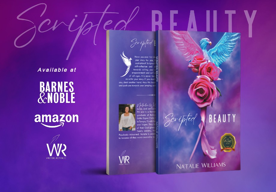 NWilliamsWrite's tweet photo. There is never a question of your worth or value. With the help of Scripted Beauty, you can decide how to take your beliefs and principles into account while fulfilling the desires of your heart. | https://t.co/300DOkay1v
#scriptedbeauty #book #BooksWorthReading #WritingCommunity https://t.co/aiZFJHWutz