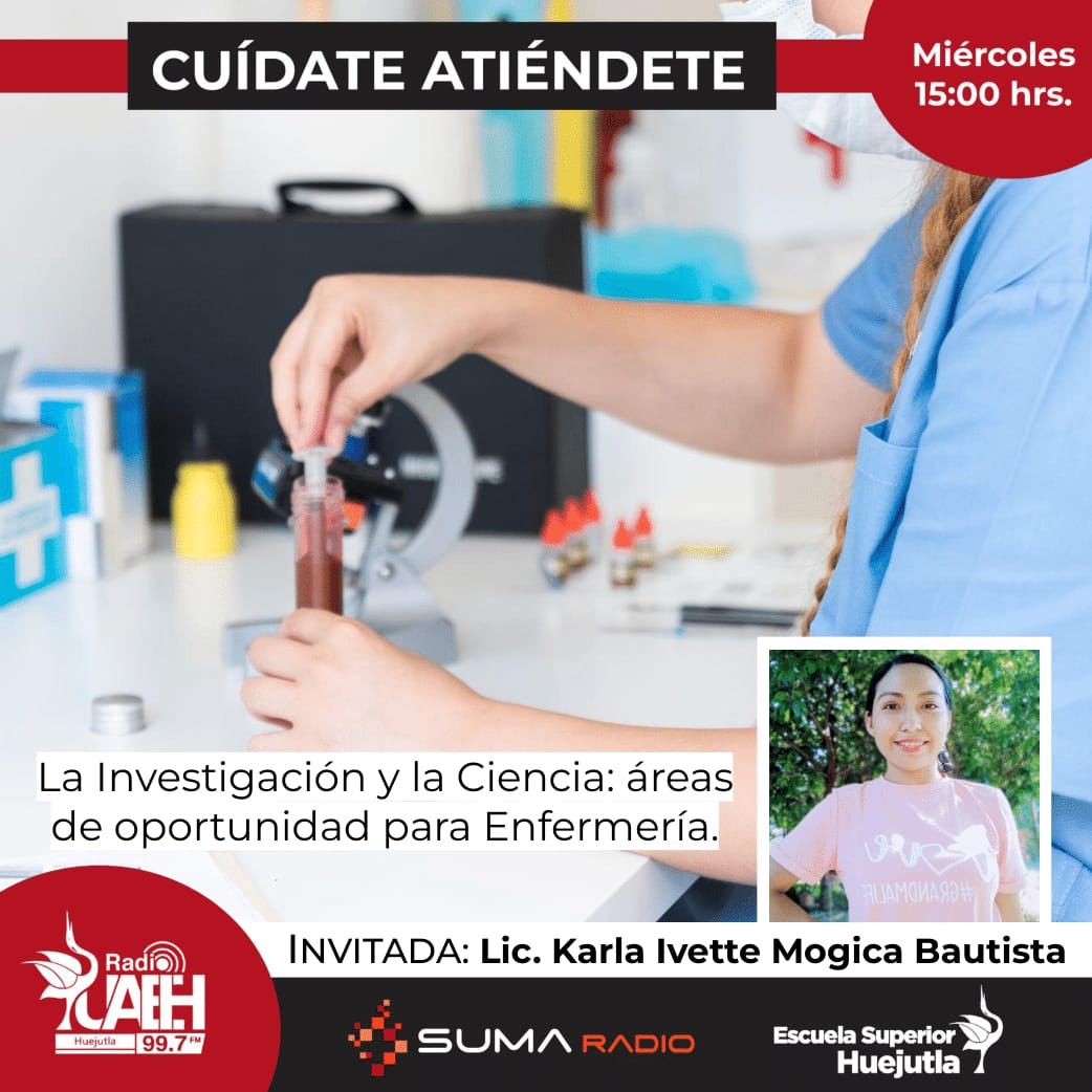 ¿Es posible hacer #investigación en #Enfermería ? Sí, y los detalles los conocerás en el #CuídateAtiéndete de esta semana. Escucha este programa en #RadioUAEHHuejutla99.7 #SUMARadio <a href="/MarcoHe_Bedolla/">Marco Hernández</a>