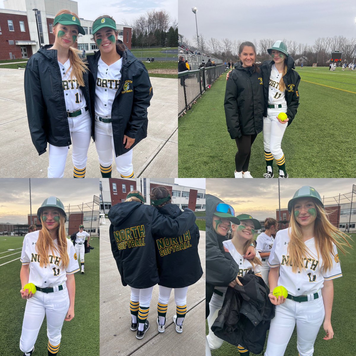 bmccormick2026's tweet image. Great way to open the @northvsoftball season with a win against Sweet Home! Fun night on the mound🥎🥎🥎 #pitcher #TurntheKey