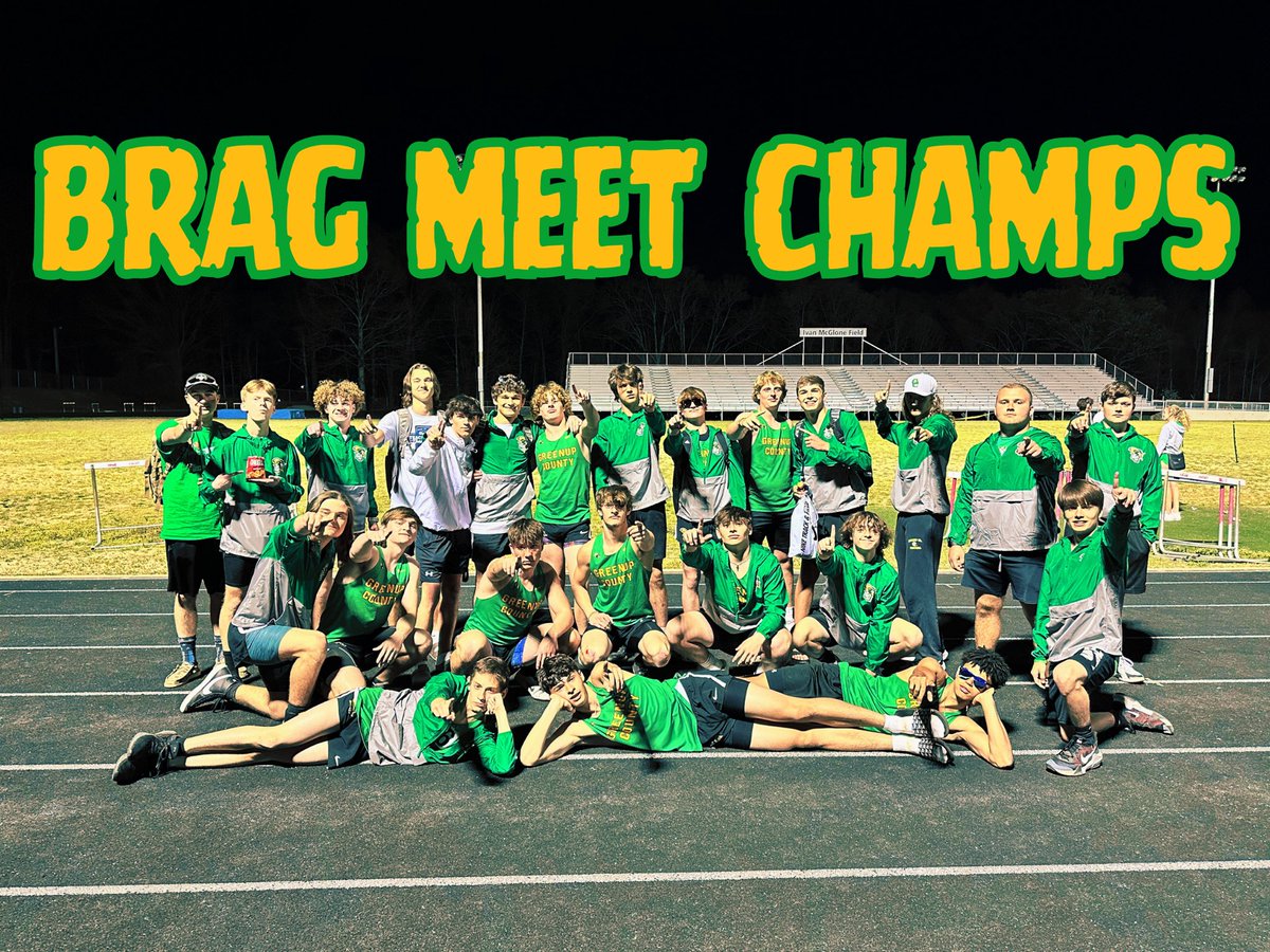 Greenup_Track's tweet photo. The boys track team earned their “BRAG” rights tonight! #FarmFast https://t.co/FMUSWTT9Bk