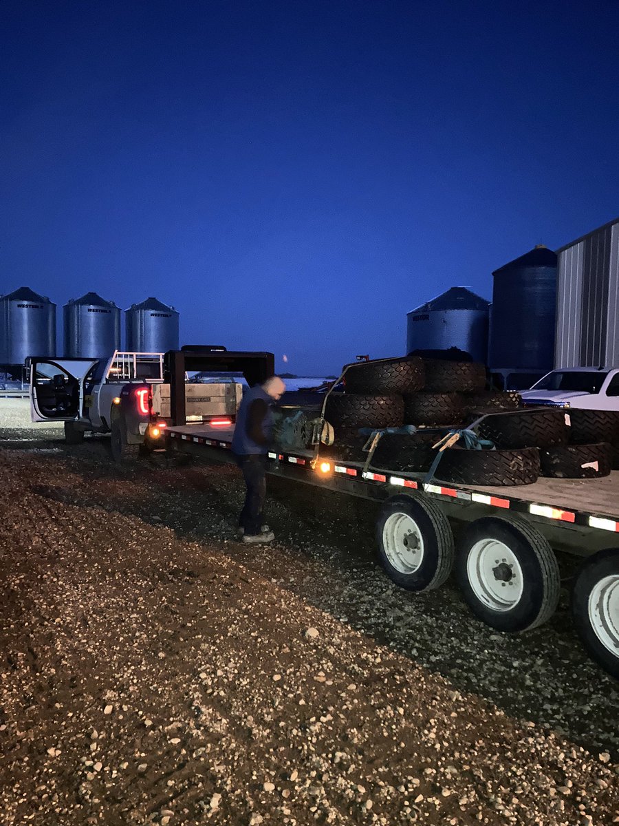 Thanks to John and Tanya <a href="/FountainTireMJ/">Fountain Tire Moose Jaw</a> for the exceptional customer service. Serving the farming community 24/7.