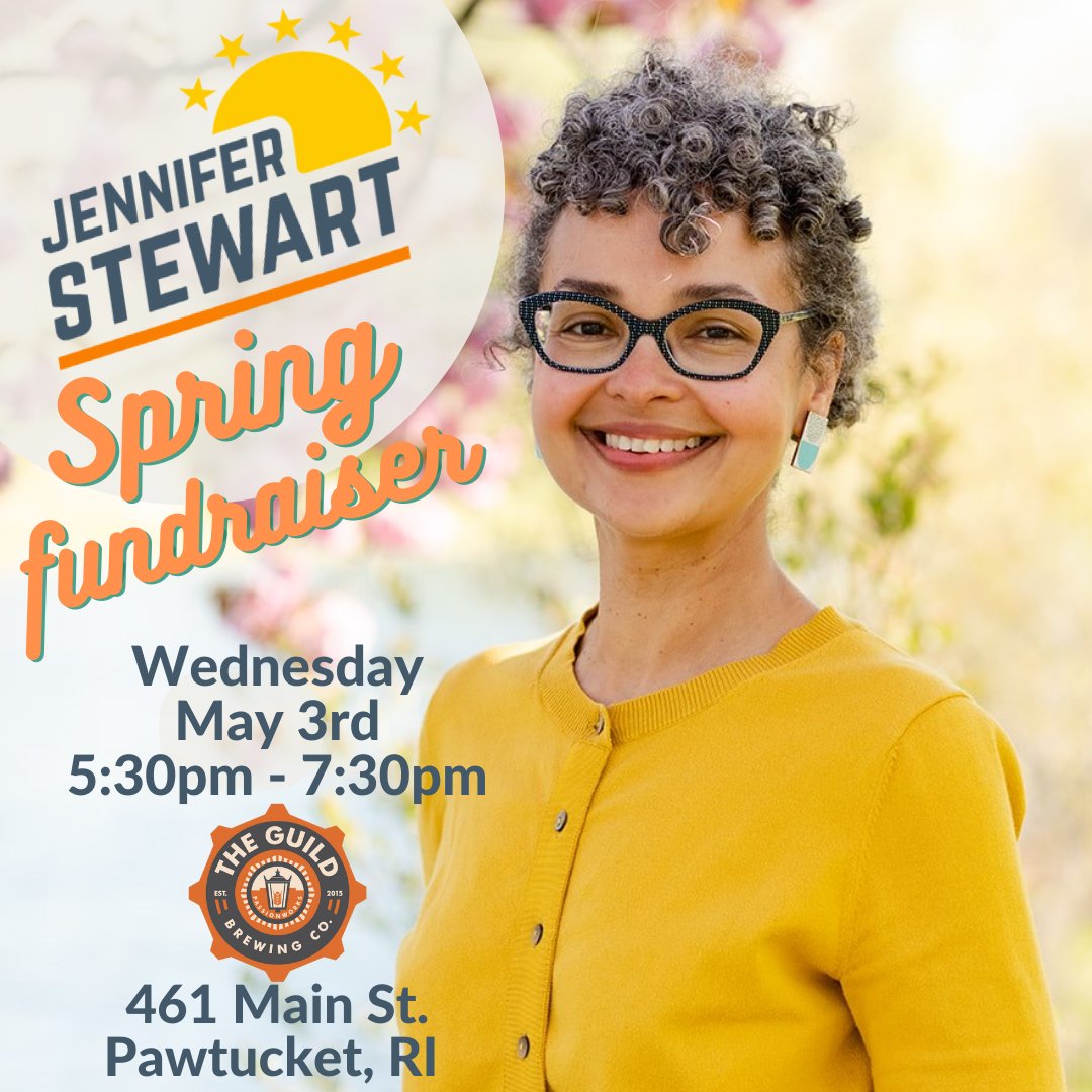 Dear friends in #Pawtucket and #RhodeIsland, I hope you can join me for a party on Wednesday, May 3rd from 5:30pm to 7:30pm at @TheGuildRI