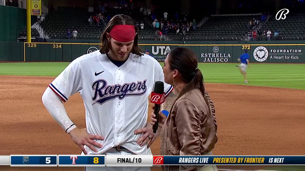Bally Sports Southwest on X: We just gotta keep rolling and have some  fun. Jonah Heim joins the broadcast following his MASSIVE walk-off home  run for the Rangers to secure the win! @