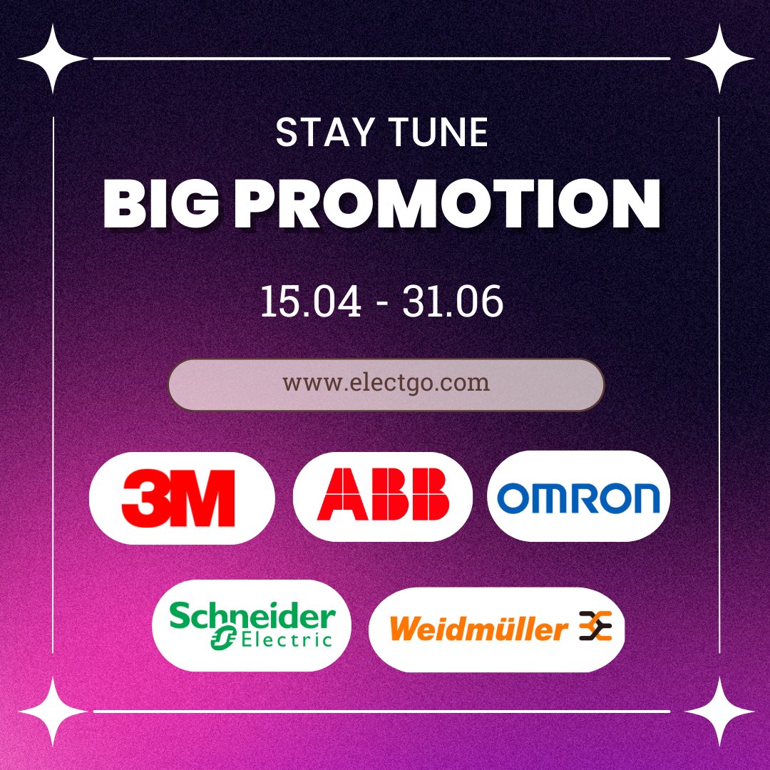 electgosg's tweet photo. We are excited to offer brand sales on select products from some of the biggest names in the industry, with discounts of up to 10% off.

Do stay tune with us for more! 

#ElectGo #Industrialcomponents https://t.co/wRqsOfGNZh