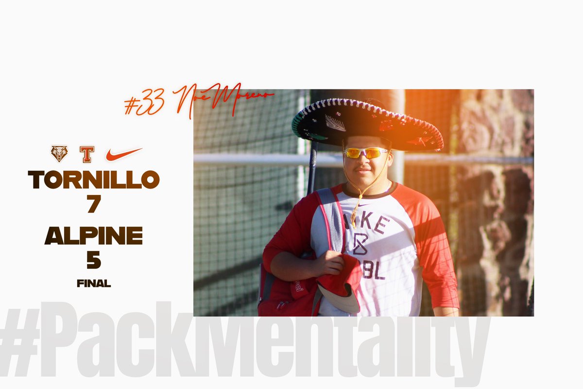 Tornillo Baseball (@tornillobaseba1) on Twitter photo 🚨COYOTE BASEBALL 🚨
Series sweep 🧹🧹🧹
Tornillo 7
Alpine 5
Final
Winning Pitcher 💯🔥⚾️<a href="/NoeMore48541296/">Noe Moreno</a>
#PackMentality <a href="/TornilloISD/">Tornillo I.S.D.</a> <a href="/TISDAthletics/">The Tornillo Coyotes</a> <a href="/CoachMartinezE4/">Cesar Esteban Martinez</a> <a href="/CoachFlores25/">Coach Flores</a> <a href="/Fchavezeptimes/">Felix Chavez</a> <a href="/Terrytom77/">Terry's Sports Page</a> 🚨COYOTE BASEBALL 🚨
Series sweep 🧹🧹🧹
Tornillo 7
Alpine 5
Final
Winning Pitcher 💯🔥⚾️<a href="/NoeMore48541296/">Noe Moreno</a>
#PackMentality <a href="/TornilloISD/">Tornillo I.S.D.</a> <a href="/TISDAthletics/">The Tornillo Coyotes</a> <a href="/CoachMartinezE4/">Cesar Esteban Martinez</a> <a href="/CoachFlores25/">Coach Flores</a> <a href="/Fchavezeptimes/">Felix Chavez</a> <a href="/Terrytom77/">Terry's Sports Page</a>