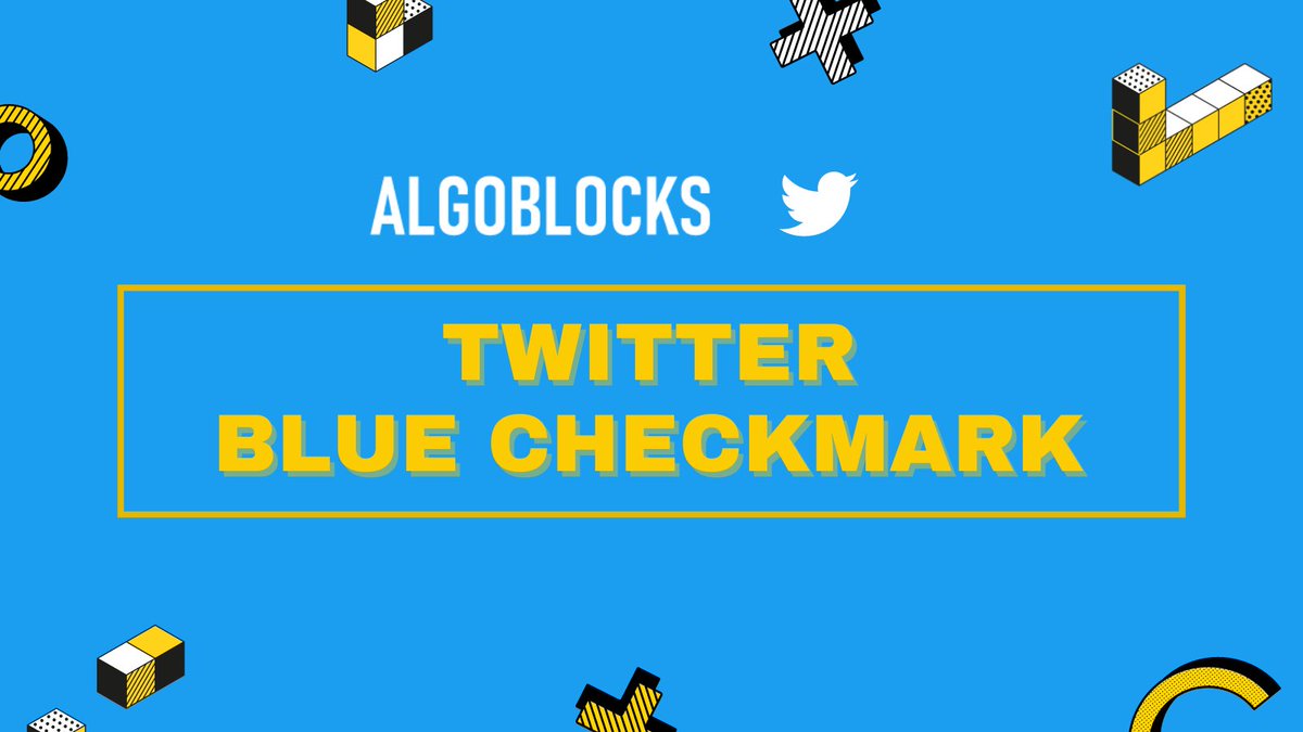 0xJosephK's tweet photo. #AlgoBlocks Profile looks good with the Twitter Blue Checkmark! https://t.co/aKWoNsHcHG